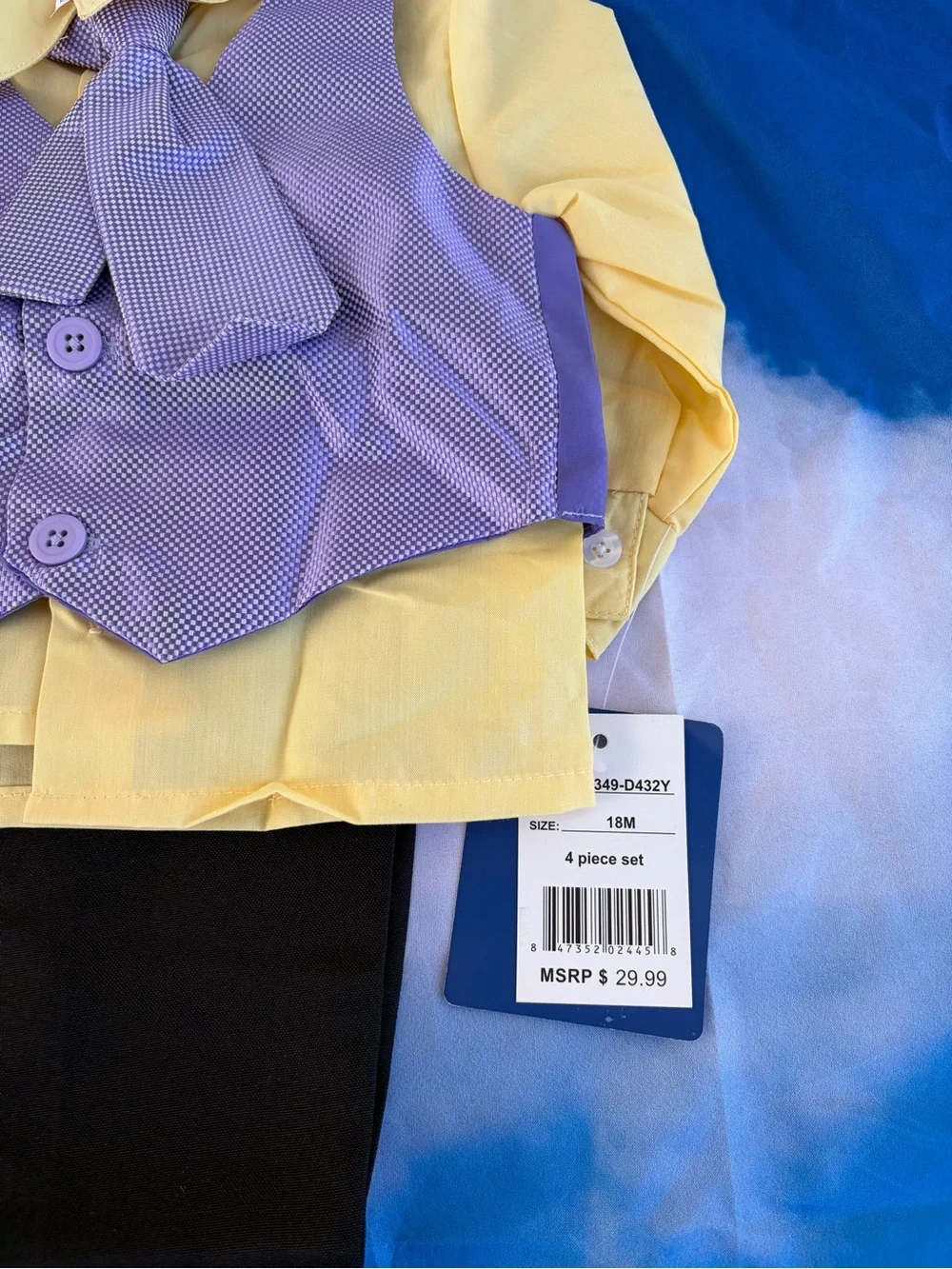 Elegant four-piece formal outfit for baby Size 18 Months